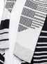 Detail View - Click To Enlarge - VINCE - Graphic stripe wool-cashmere drape vest