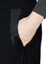 Detail View - Click To Enlarge - VINCE - Satin trim cropped pants