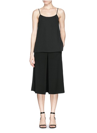 Figure View - Click To Enlarge - VINCE - Crepe culottes