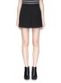 Main View - Click To Enlarge - VINCE - Inverted front pleat ponte knit skirt