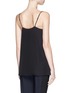 Back View - Click To Enlarge - VINCE - Ladder stitch trim silk chiffon camisole