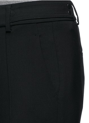 Detail View - Click To Enlarge - VINCE - Pintuck side tab cropped wool pants