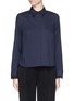 Main View - Click To Enlarge - 3.1 PHILLIP LIM - Frayed crepe cuff trim shirt