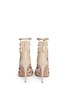 Back View - Click To Enlarge - AQUAZZURA - 'Amazon' leather lace-up caged sandals