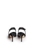 Back View - Click To Enlarge - SAM EDELMAN - 'Ola' snake effect leather suede combo pumps