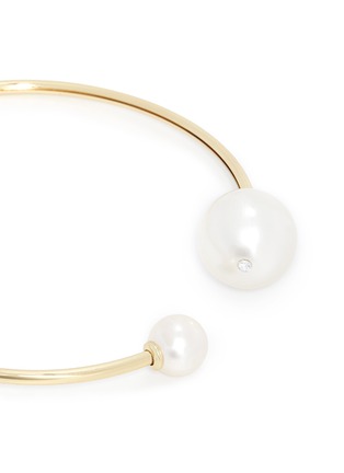 Detail View - Click To Enlarge - KENNETH JAY LANE - Large pearl choker necklace