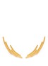 Main View - Click To Enlarge - MARIA BLACK - 'Crescent' gold plated single earring