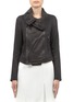 Main View - Click To Enlarge - VINCE - Wide-collar contrast panel jacket