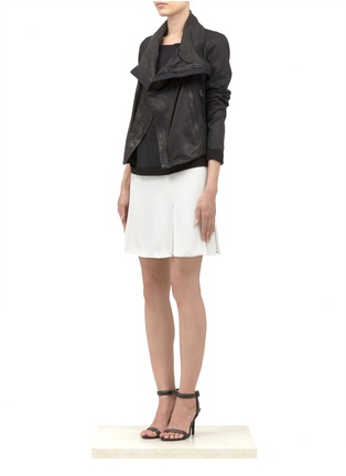 Figure View - Click To Enlarge - VINCE - Wide-collar contrast panel jacket