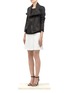 Figure View - Click To Enlarge - VINCE - Wide-collar contrast panel jacket