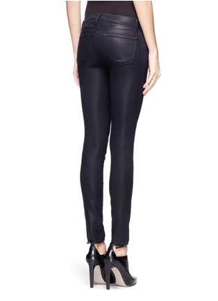 Back View - Click To Enlarge - J BRAND - Coated skinny jeans