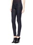 Front View - Click To Enlarge - J BRAND - Coated skinny jeans