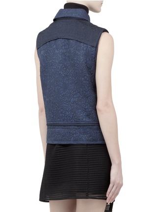 Back View - Click To Enlarge - ELIZABETH AND JAMES - New William textured knit vest