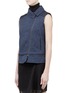 Front View - Click To Enlarge - ELIZABETH AND JAMES - New William textured knit vest