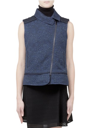 Main View - Click To Enlarge - ELIZABETH AND JAMES - New William textured knit vest