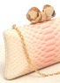 Detail View - Click To Enlarge - OVERTURE JUDITH LEIBER - Python crystal-detailed clutch