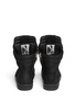 Back View - Click To Enlarge - RICK OWENS  - Geobasket suede high-top sneakers