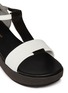 Detail View - Click To Enlarge - CLERGERIE - Paque colour-block wedge sandals