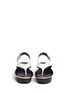 Figure View - Click To Enlarge - MARNI - Textured leather thong flatform sandals