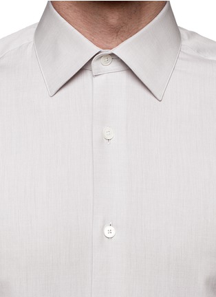 Detail View - Click To Enlarge - HARDY AMIES - Darted back shirt