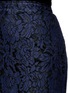 Detail View - Click To Enlarge - MSGM - Lace overlay gauze pencil skirt
