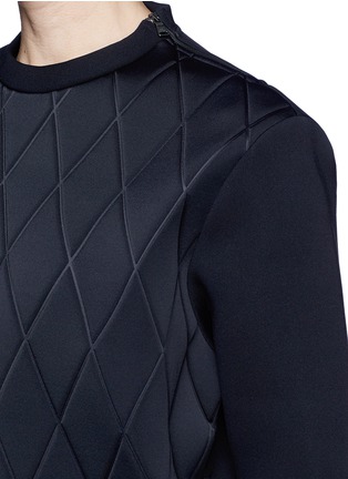 Detail View - Click To Enlarge - NEIL BARRETT - Quilt sweatshirt