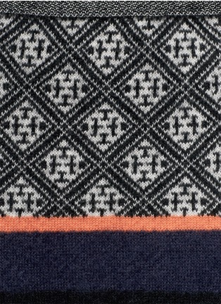 Detail View - Click To Enlarge - TOGA ARCHIVES - Mohair wool jacquard knit skirt