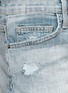 Detail View - Click To Enlarge - CURRENT/ELLIOTT - The Girlfriend distressed denim shorts