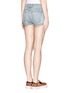 Back View - Click To Enlarge - CURRENT/ELLIOTT - The Girlfriend distressed denim shorts
