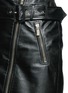 Detail View - Click To Enlarge - JASON WU - Leather biker pencil skirt
