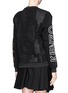 Back View - Click To Enlarge - KENZO - Jagged embroidery wool blend sweatshirt