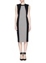 Main View - Click To Enlarge - JASON WU - Jacquard panel sheath dress