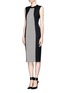 Figure View - Click To Enlarge - JASON WU - Jacquard panel sheath dress