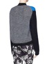 Back View - Click To Enlarge - KENZO - Grenade collar detail colourblock sweater