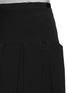 Detail View - Click To Enlarge - NO.21 - Pleat flap grosgrain trim skirt 