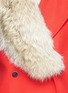 Detail View - Click To Enlarge - MSGM - Coyote fur collar wool gilet