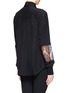Back View - Click To Enlarge - JASON WU - Lace sleeve silk shirt