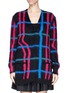 Main View - Click To Enlarge - KENZO - Plaid mohair cardigan