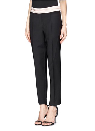 Front View - Click To Enlarge - ELLERY - Satin waistband tux pants