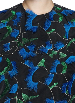 Detail View - Click To Enlarge - KENZO - Floral embroidery blouse