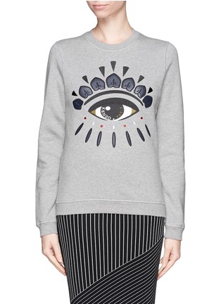 Main View - Click To Enlarge - KENZO - Eye embroidered sweatshirt