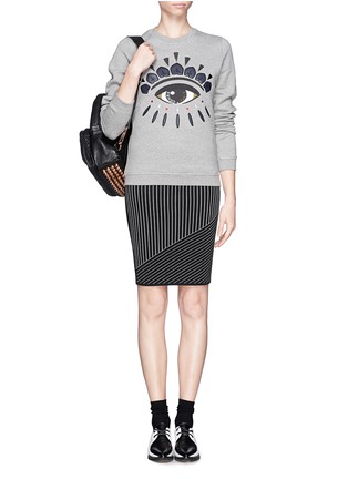Figure View - Click To Enlarge - KENZO - Eye embroidered sweatshirt