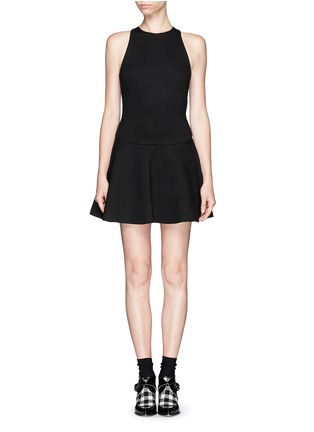 Main View - Click To Enlarge - MSGM - Drop waist flare dress
