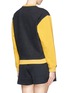 Back View - Click To Enlarge - KENZO - Lurex appliqué colourblock sweatshirt