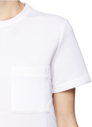 Detail View - Click To Enlarge - PROENZA SCHOULER - Jersey neoprene T-shirt