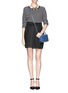 Figure View - Click To Enlarge - MAJE - 'Kosette' bonded mesh pouf skirt
