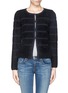 Main View - Click To Enlarge - MAJE - Stripe mohair cardigan