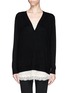 Main View - Click To Enlarge - SANDRO - Lace underlay sweater