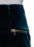 Detail View - Click To Enlarge - SANDRO - 'Janet' velvet mini skirt