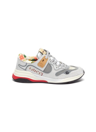 Main View - Click To Enlarge - GUCCI - 'Ultraspace' patchwork metallic leather sneakers